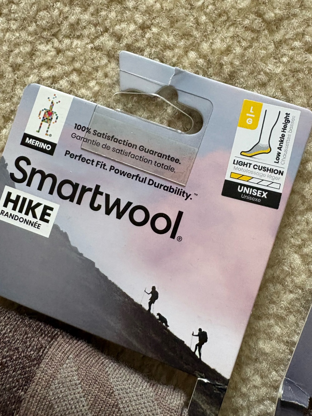 NWT 3 Pairs of SmartWool Unisex Hike Light Cushion Low Ankle Socks. Size Large. - Picture 5 of 5